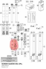 Diagram preview: SCREW SLEEVE OIL CPL. (48601462S1)