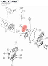 Diagram preview: CABLE RETAINER (A46030502050)