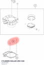 Diagram preview: CYLINDER ROLLER ZRO 5X8 (0402050080)