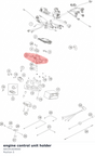 Diagram preview: engine control unit holder (A65341829000)