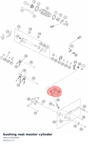 Diagram preview: bushing reat master cylinder (A65313855000)