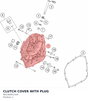Diagram preview: CLUTCH COVER WITH PLUG (90230001144)
