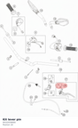 Diagram preview: Kit lever pin (64102038000)
