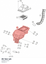 Diagram preview: Air box cpl. (93806015044)