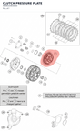Diagram preview: CLUTCH PRESSURE PLATE (A60632003000)