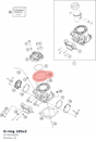 Diagram preview: O-ring 105x2 (0770105020)
