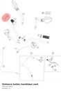 Diagram preview: Distance holder handlebar swit (93011074010)