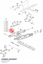 Diagram preview: RUBBER GROMMET (J650002401900)