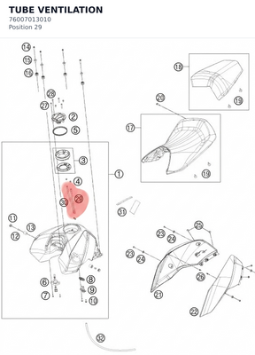Diagram preview: TUBE VENTILATION (76007013010)