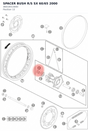 Diagram preview: SPACER BUSH R/S SX 60/65 2000 (46010013000)