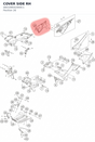 Diagram preview: COVER SIDE RH (A60108042000C1)