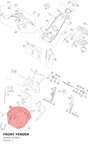 Diagram preview: FRONT FENDER (60308110100C1)