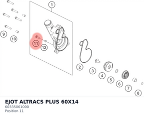 Diagram preview: EJOT ALTRACS PLUS 60X14 (60335061000)