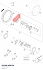 Diagram preview: SPOKE M5X206 (76710071206)