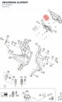 Diagram preview: ABSORBING ELEMENT (61514069010)
