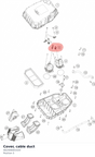 Diagram preview: Cover, cable duct (A62406001020)