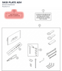 Diagram preview: SKID PLATE ADV (6030319000030)