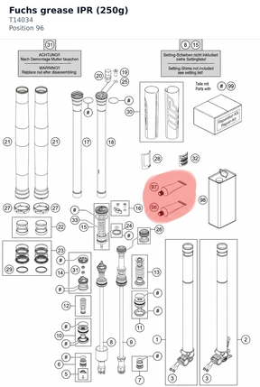 Diagram preview: Fuchs grease IPR (250g) (T14034)