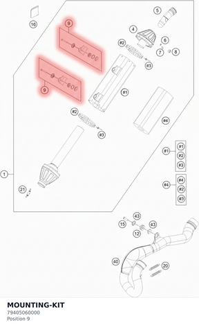 Diagram preview: MOUNTING-KIT (79405060000)