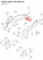 Diagram preview: Elastic buffer self-adhesive (0660003301000)