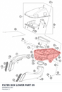 Diagram preview: FILTER BOX LOWER PART 09 (69006001100)