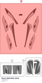 Diagram preview: Decal 50SX/Mini 2018 (45308099100)