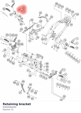 Diagram preview: Retaining bracket (93005084000)