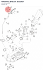 Diagram preview: Retaining bracket actuator (61741070011C1)