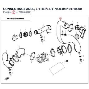 CONNECTING PANEL, LH REPL BY 7000-042101-10000 product image