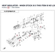 HEAT INSULATOR - WHEN STOCK IS 0 THIS ITEM IS NO LONGER AVAILABLE product image