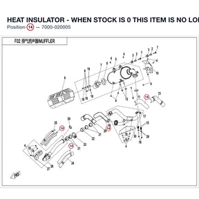HEAT INSULATOR - WHEN STOCK IS 0 THIS ITEM IS NO LONGER AVAILABLE product image