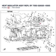 HEAT INSULATOR ASSY REPL BY 7000-020020-10000 product image