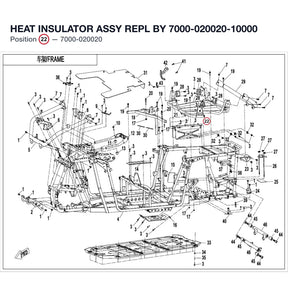 HEAT INSULATOR ASSY REPL BY 7000-020020-10000 product image