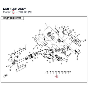 MUFFLER ASSY product image