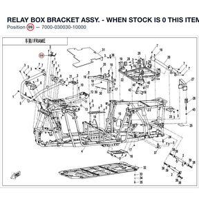 RELAY BOX BRACKET ASSY. - WHEN STOCK IS 0 THIS ITEM IS NO LONGER AVAILABLE product image