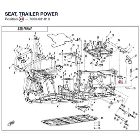 SEAT, TRAILER POWER product image