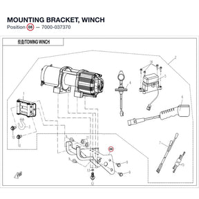 MOUNTING BRACKET, WINCH product image