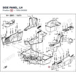SIDE PANEL, LH product image