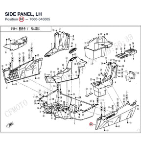 SIDE PANEL, LH product image
