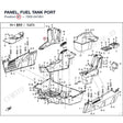PANEL, FUEL TANK PORT product image