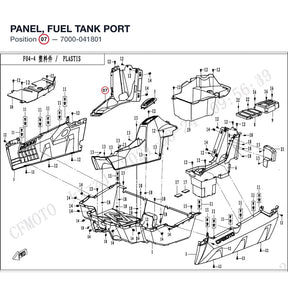 PANEL, FUEL TANK PORT product image