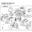 CONNECTING PANEL, RH product image
