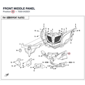 FRONT MIDDLE PANEL product image
