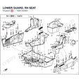 LOWER GUARD, RH SEAT product image