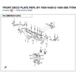 FRONT DECO PLATE REPL BY 700V-042612-1000-0B5 product image