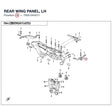 REAR WING PANEL, LH product image
