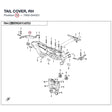 TAIL COVER, RH product image