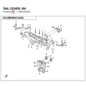 TAIL COVER, RH product image