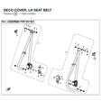 DECO COVER, LH SEAT BELT product image