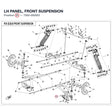 LH PANEL, FRONT SUSPENSION product image